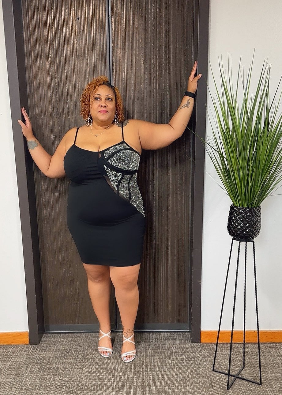 Journey Rhinestone Mini Dress