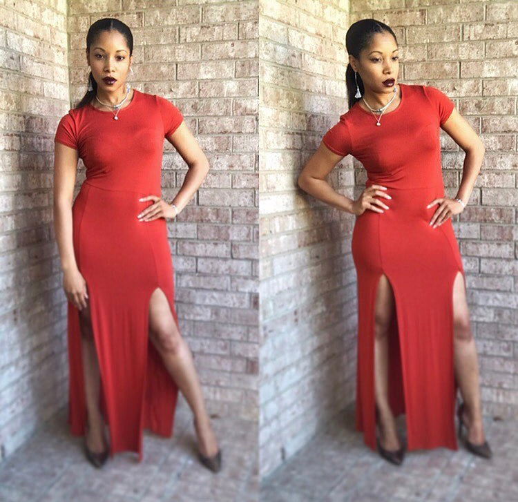 Bridges Slit Dress
