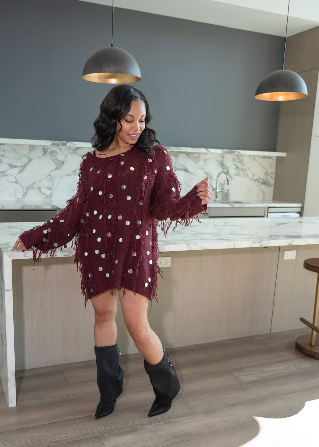 See Me Sequin Sweater