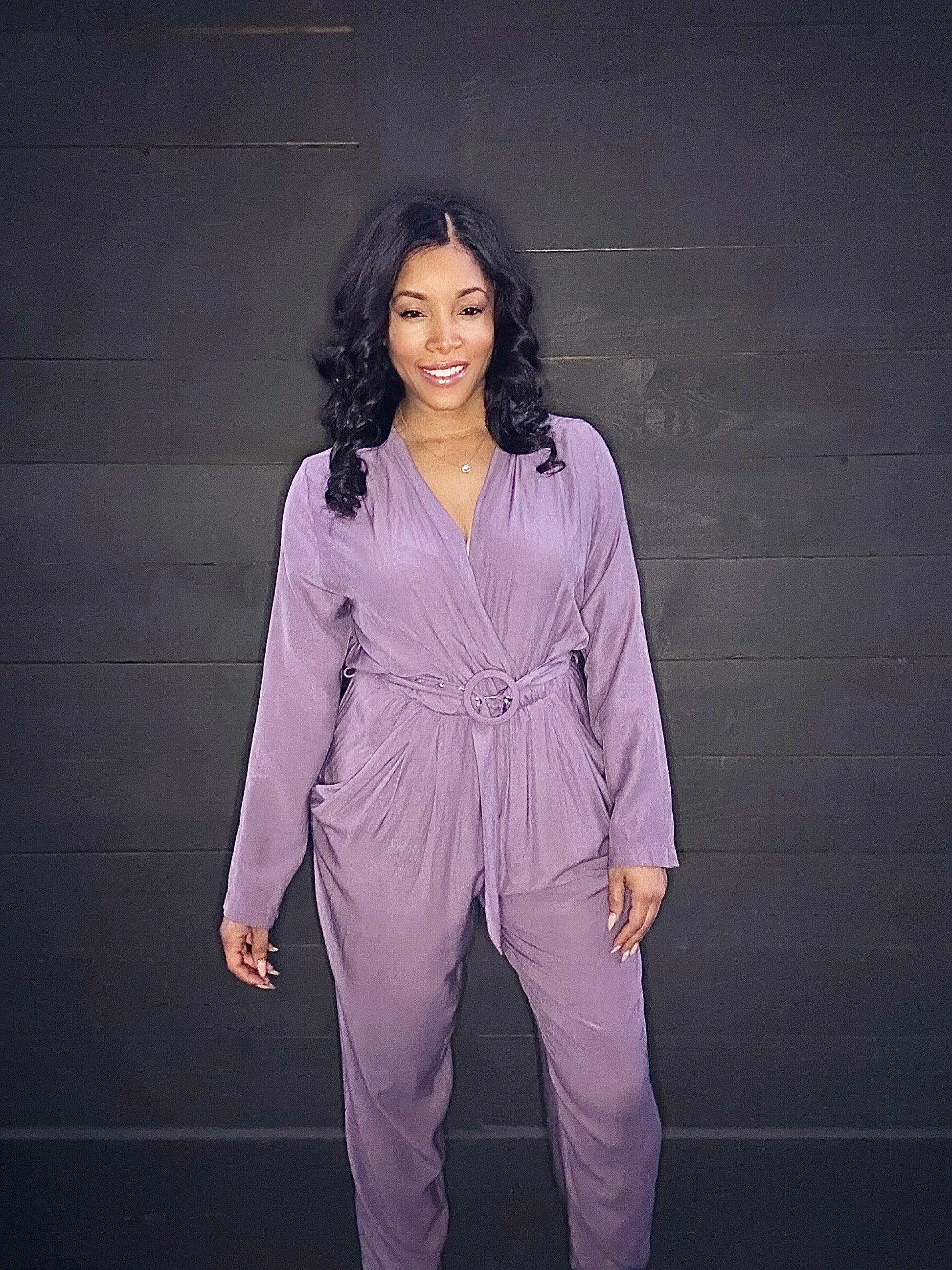 Surprise Belted Jumpsuit