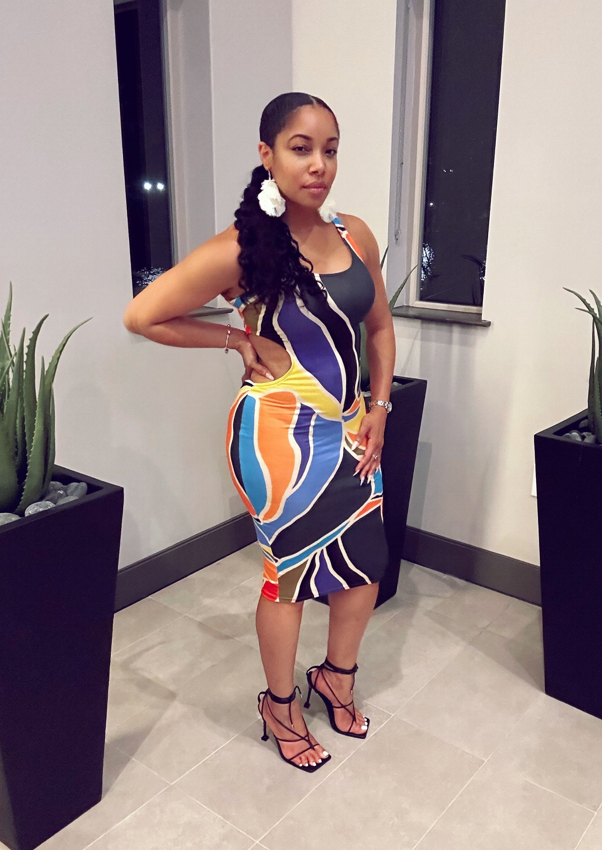 Planted Midi Dress