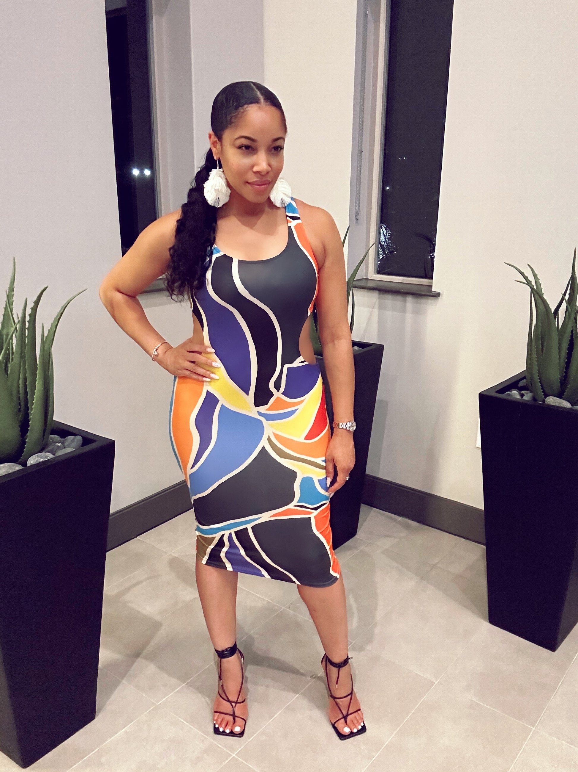 Planted Midi Dress