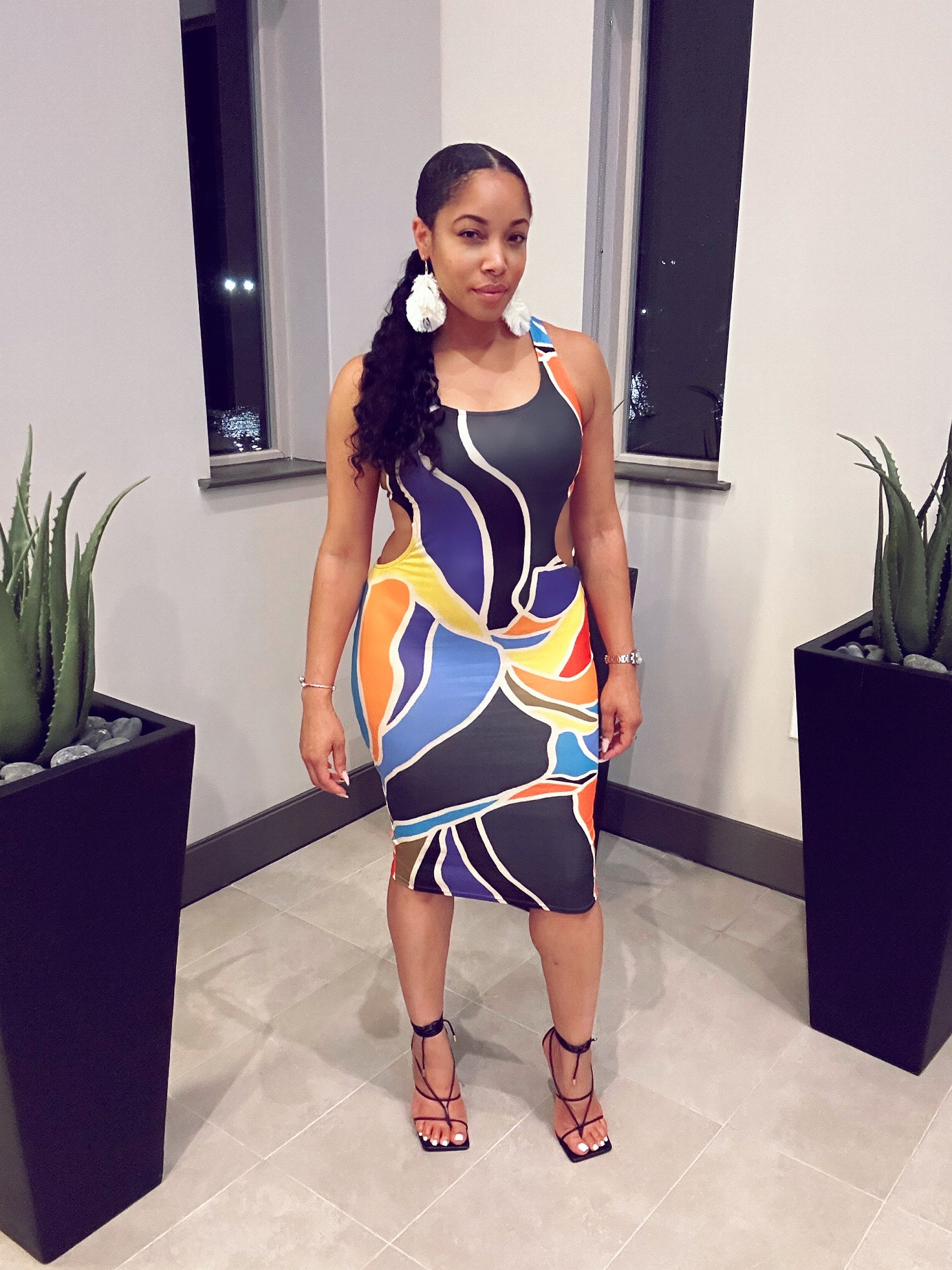 Planted Midi Dress