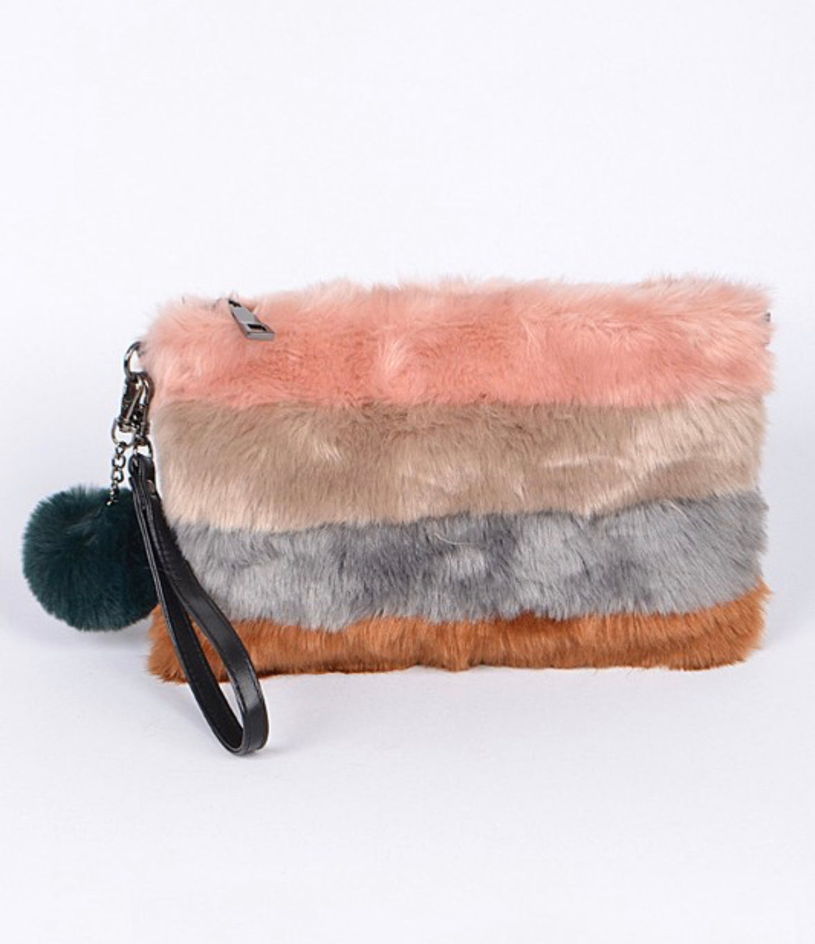 Babe Faux Fur Clutch