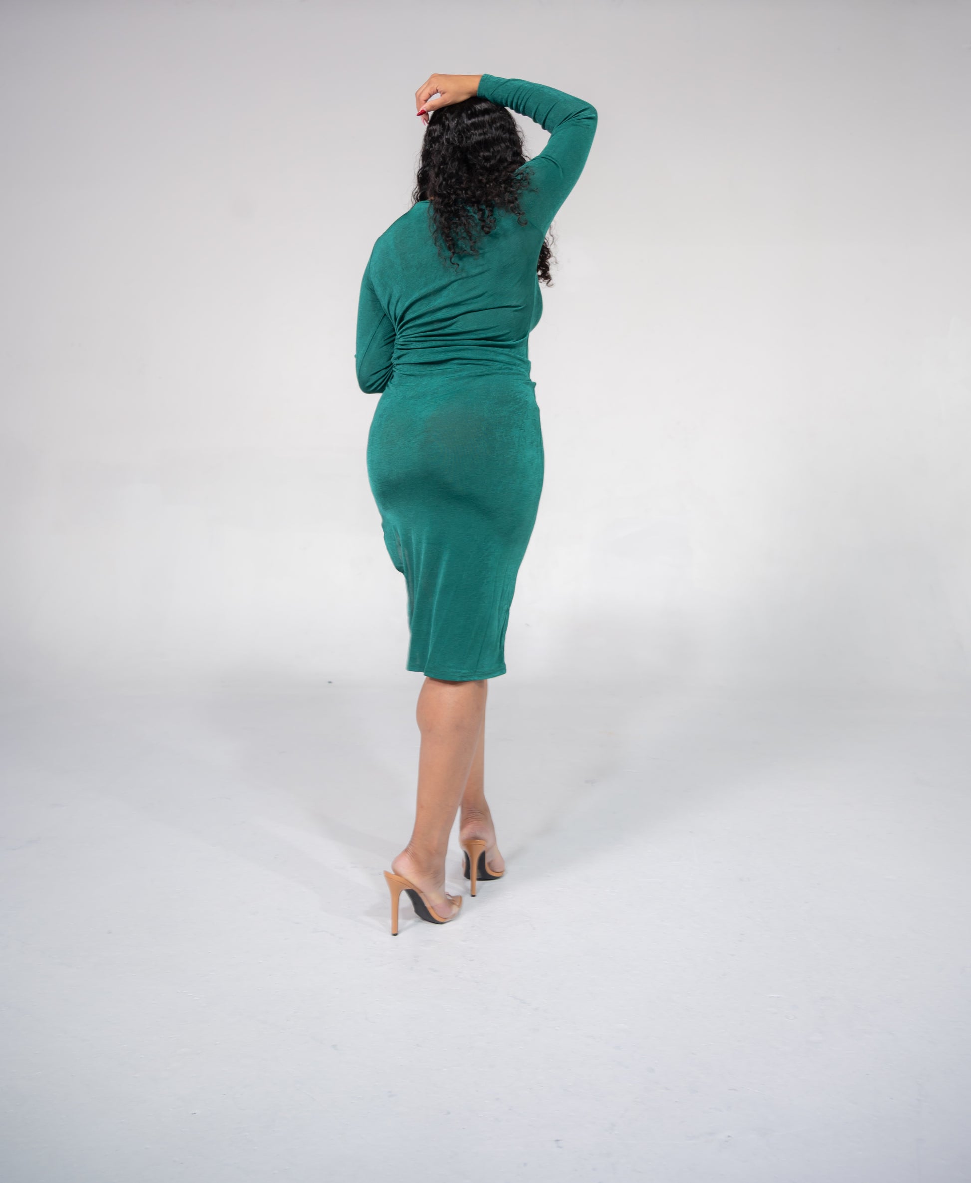 Slinky Side Cut Out Dress