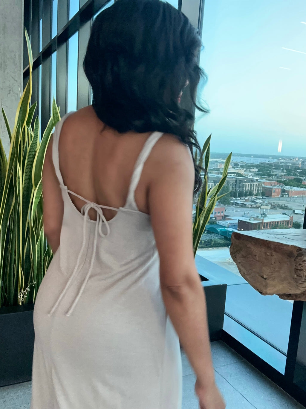 Whisper Criscross Back Maxi
