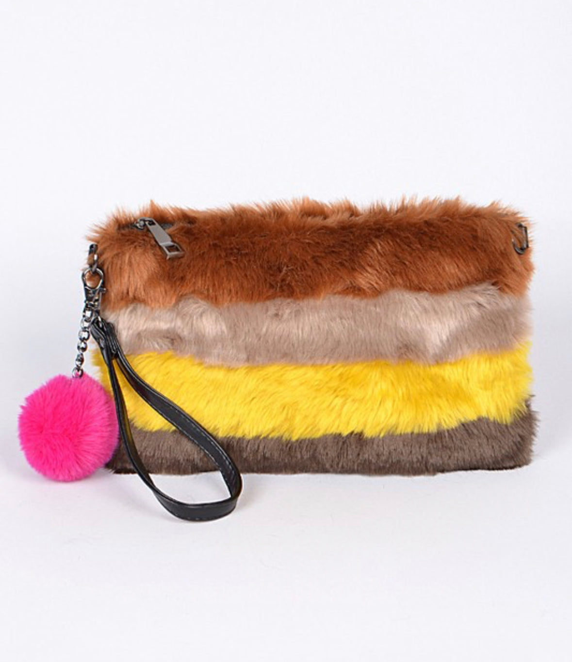 Babe Faux Fur Clutch