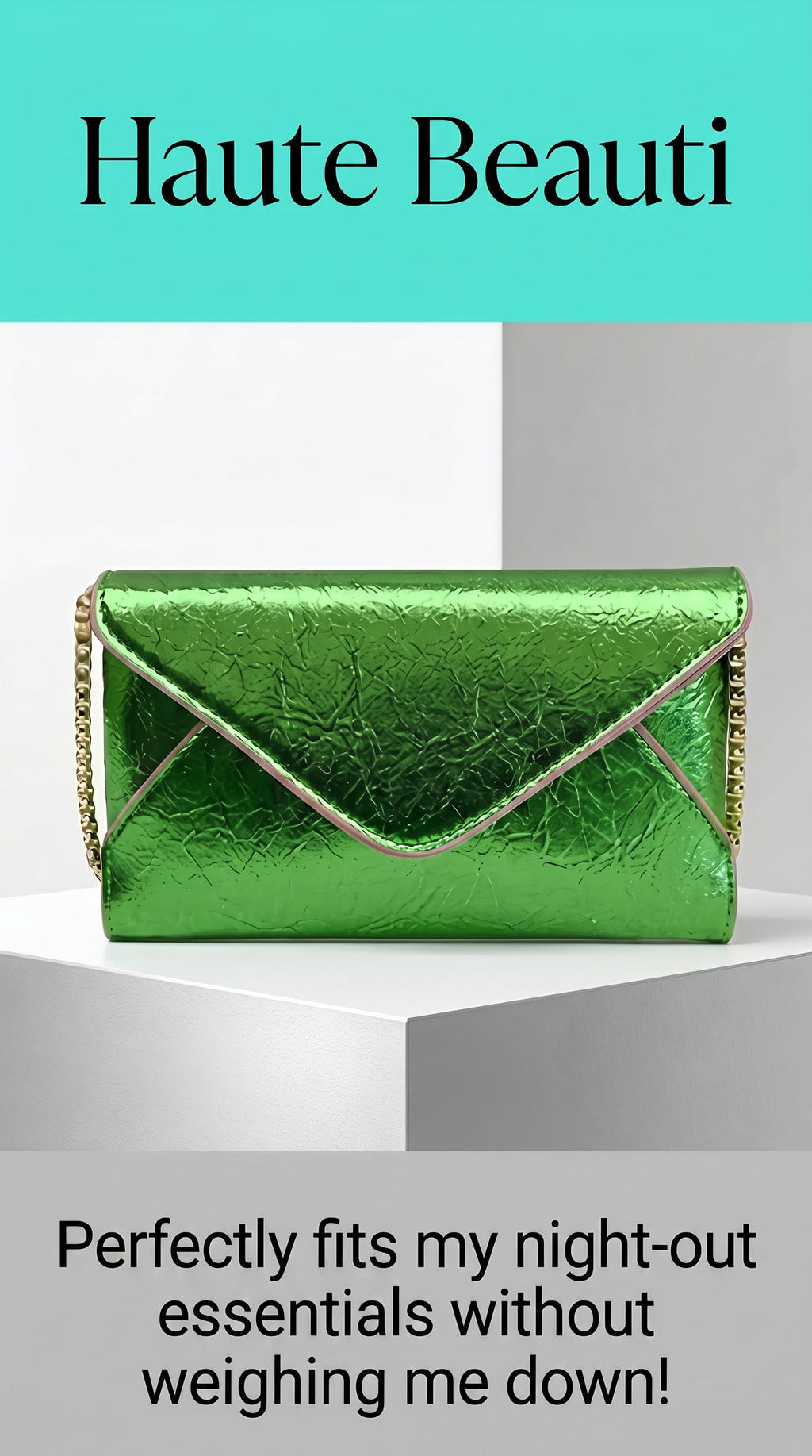 Haute Beauti Metallic Clutches