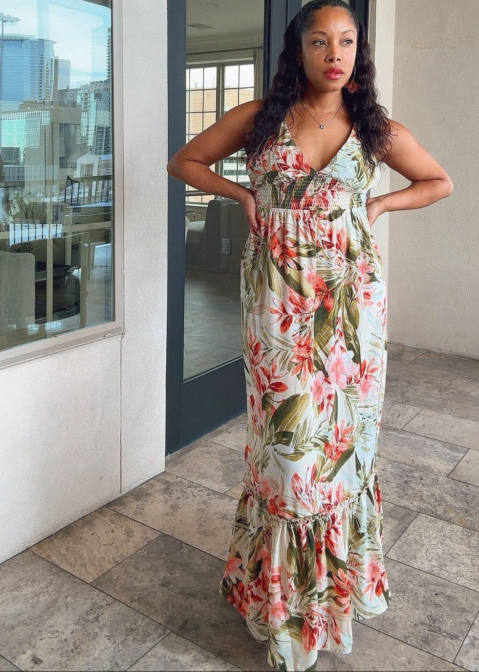 Book It Woven Maxi Dress