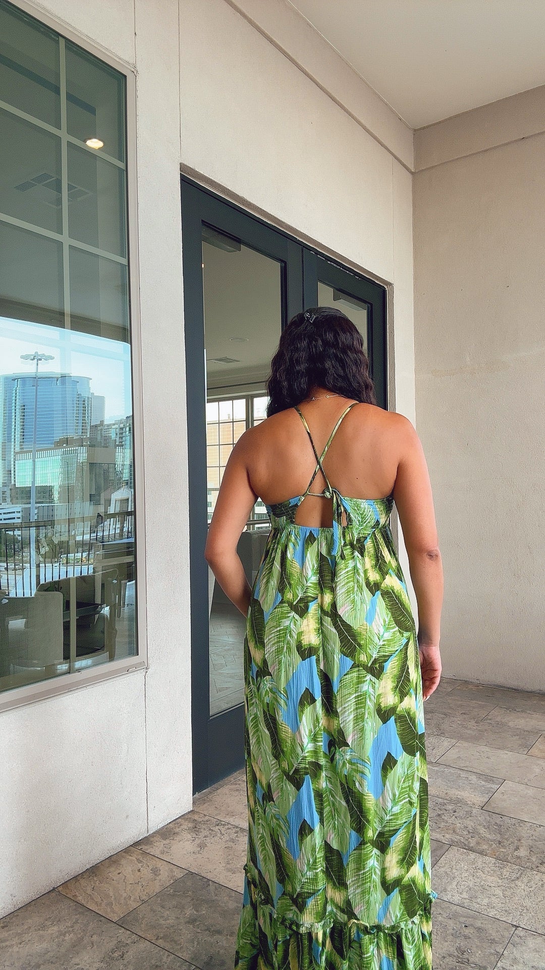 Breezy Woven Maxi Dress M Breezy Woven Maxi Dress M