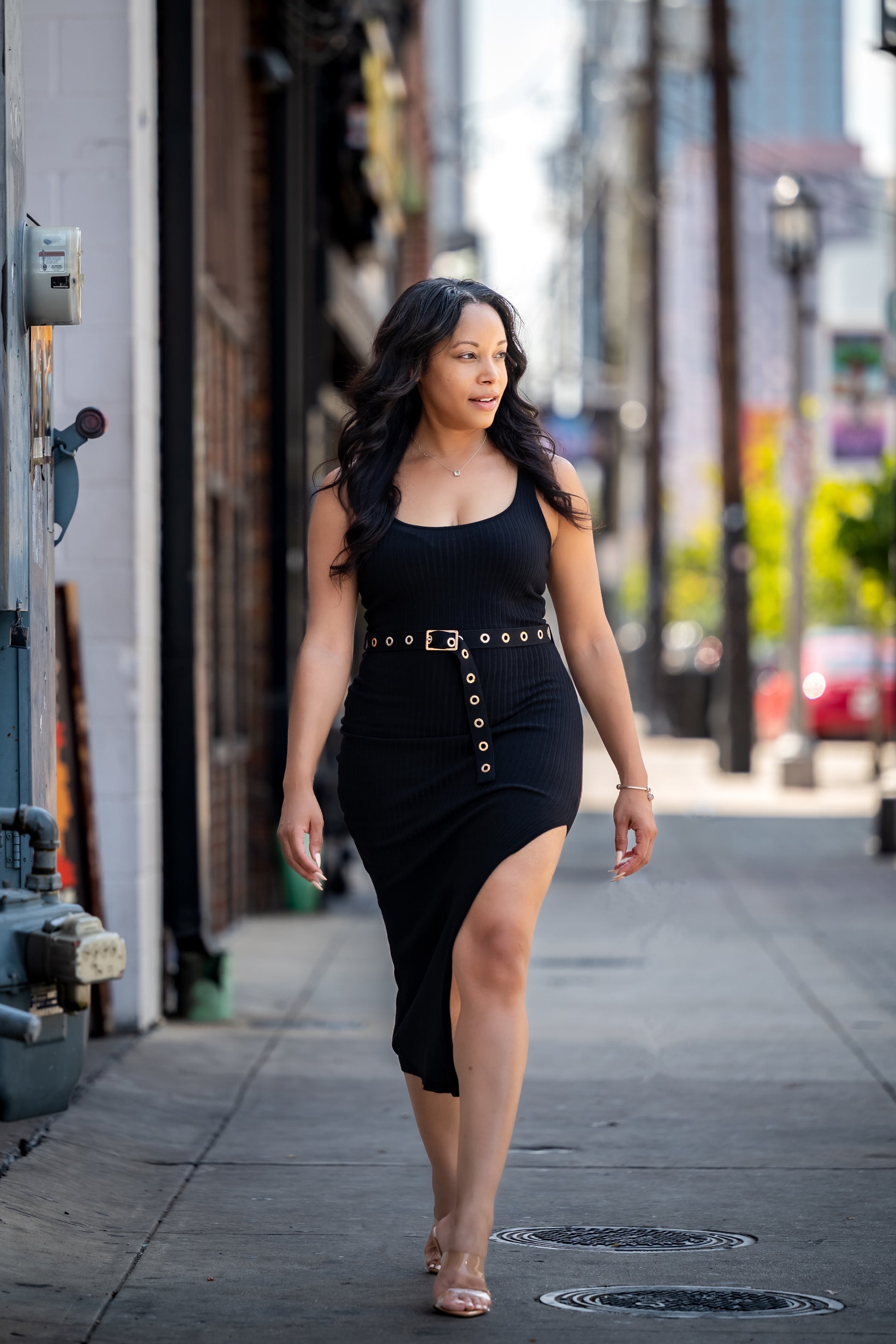 Finale Ribbed Knit Dress ￼