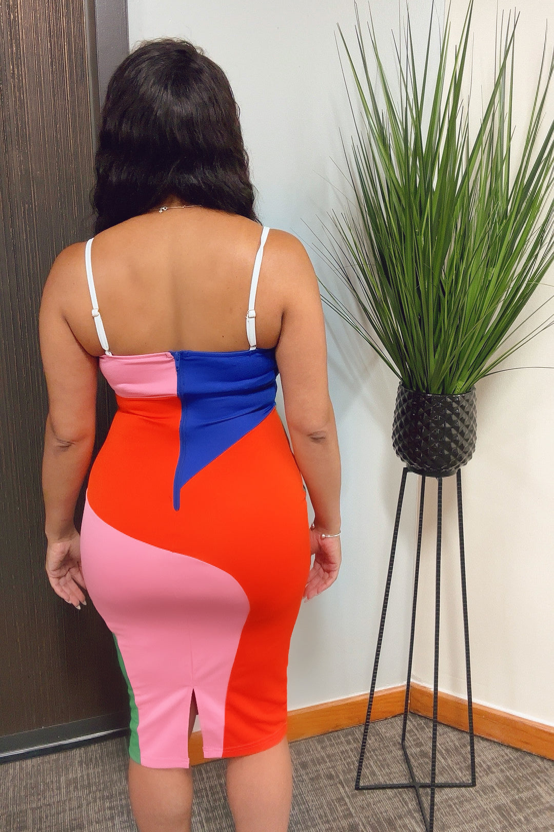 S-XL Kaleidescope Midi Dress