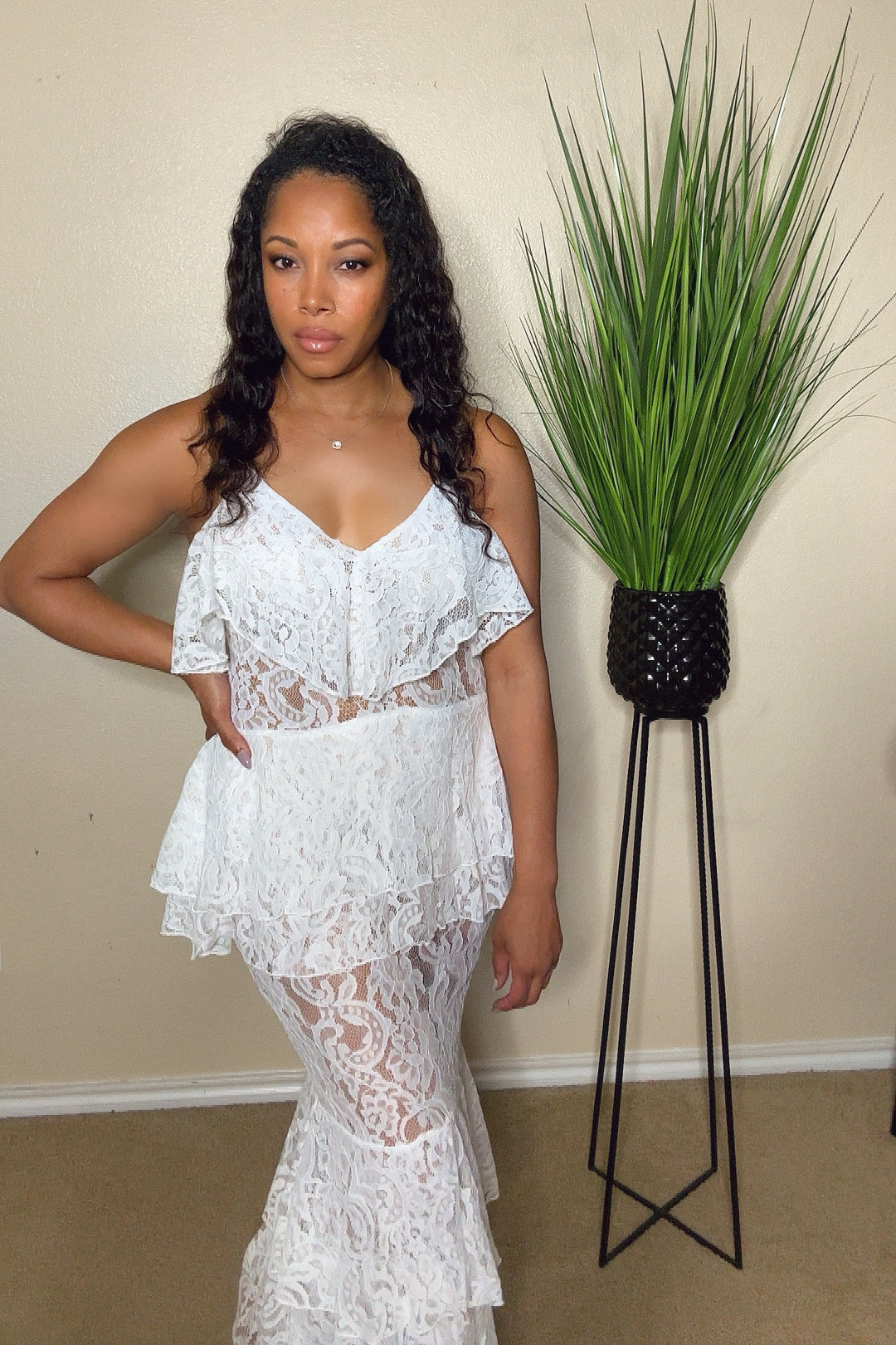 Bliss Lace Maxi Dress