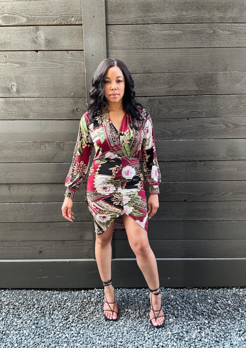 Dynamic Gathered Dress