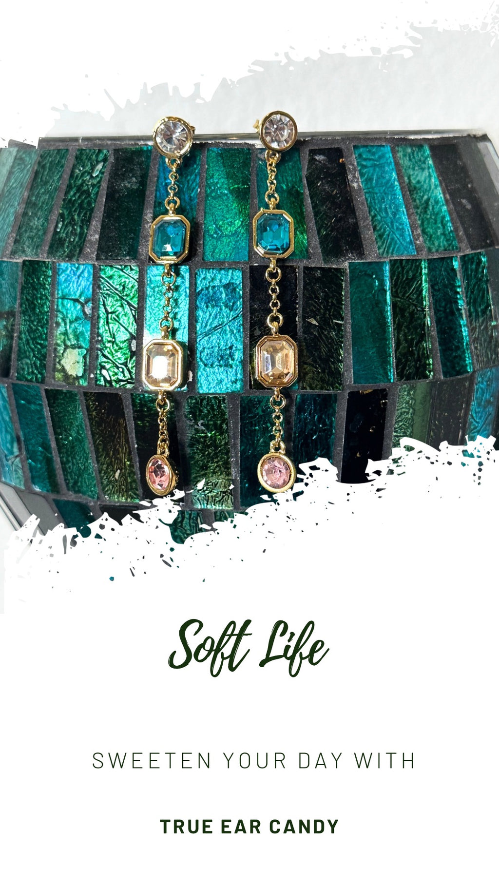 Soft Life Gem Earrings