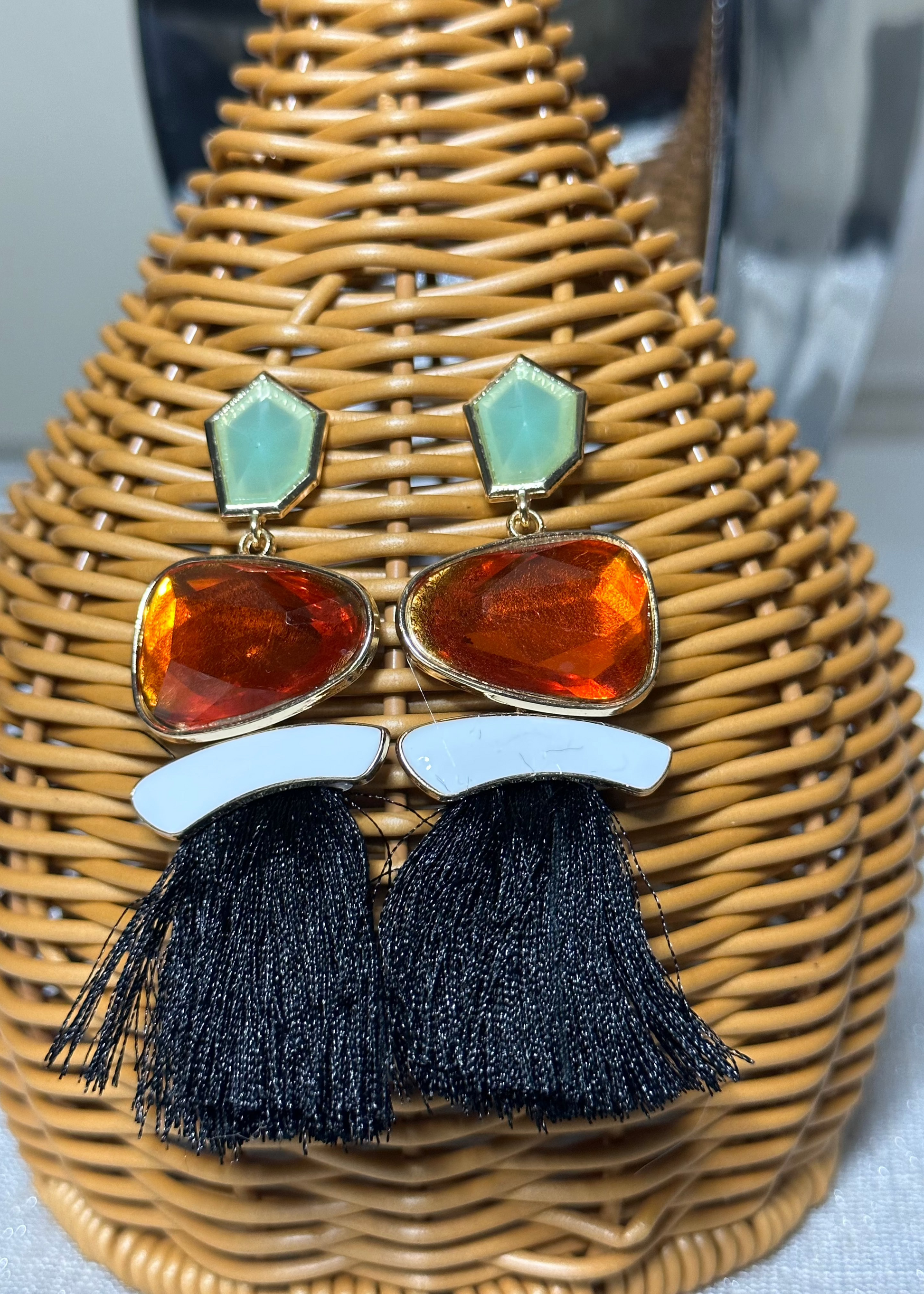 Culture Tassle Earrings  (3 Colors)