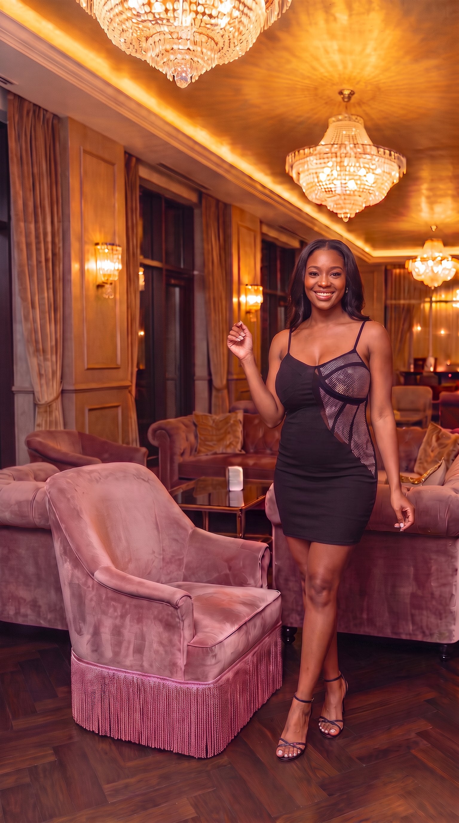 Journey Rhinestone Mini Dress