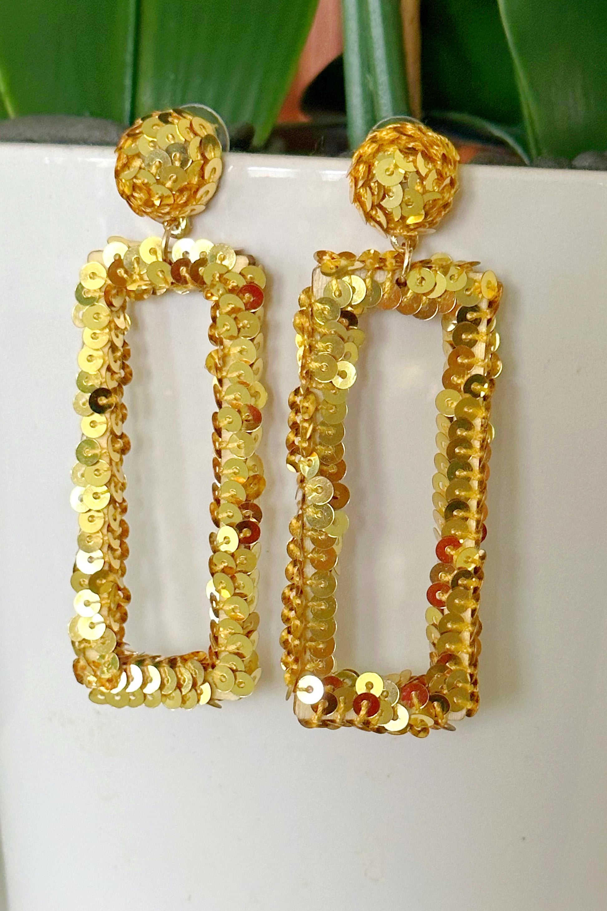 Seen Sequin Earrings  (2 Options)