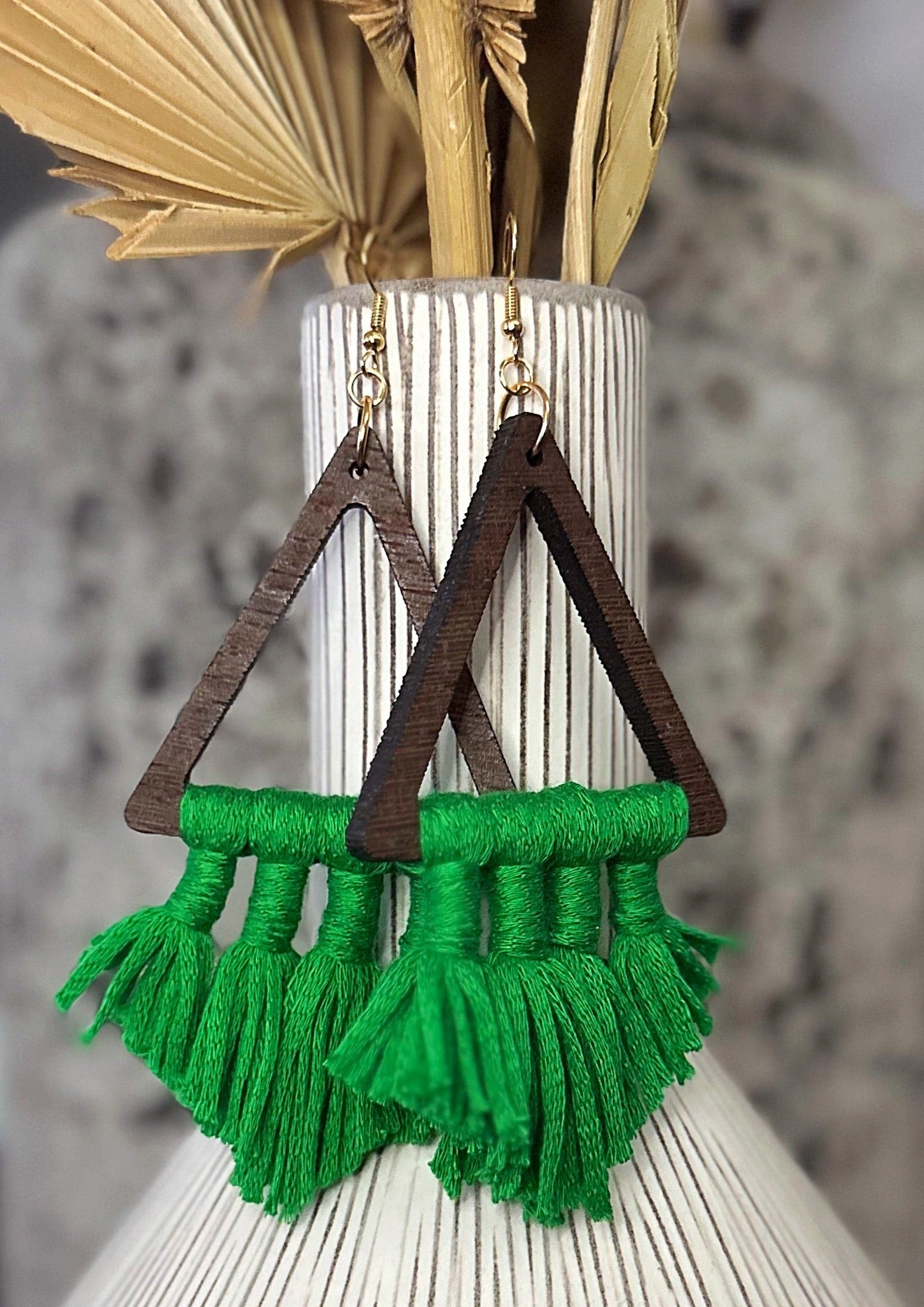 Vacay Wooden Earrings