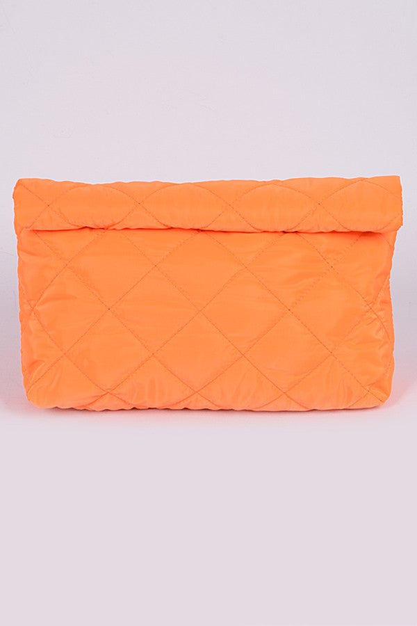 Diamond Quilted Clutch