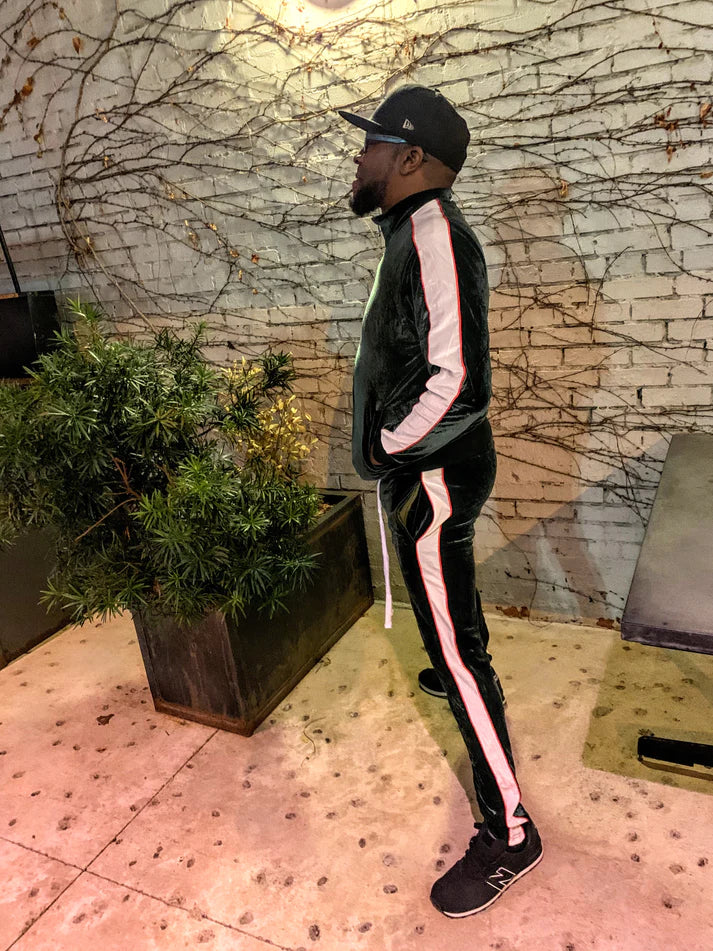 Care Less Velour Tracksuit
