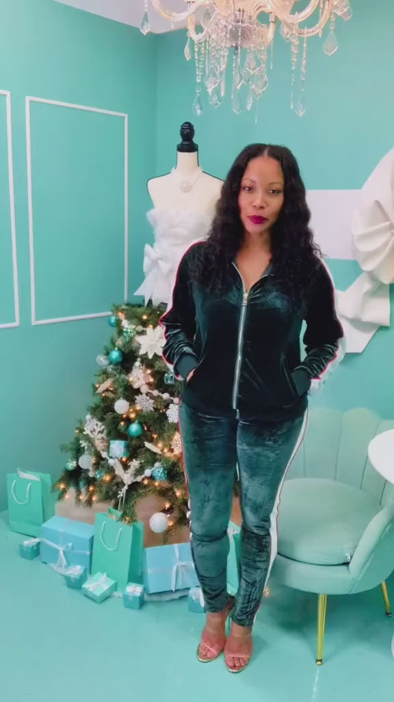 Care Less Velour Tracksuit