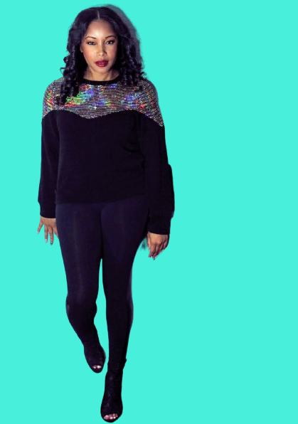 Beam Bling Sweater