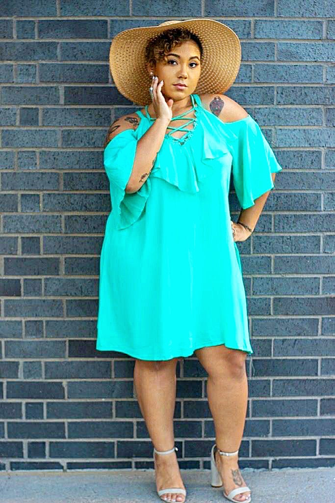 Wealth Cold Shoulder Dress