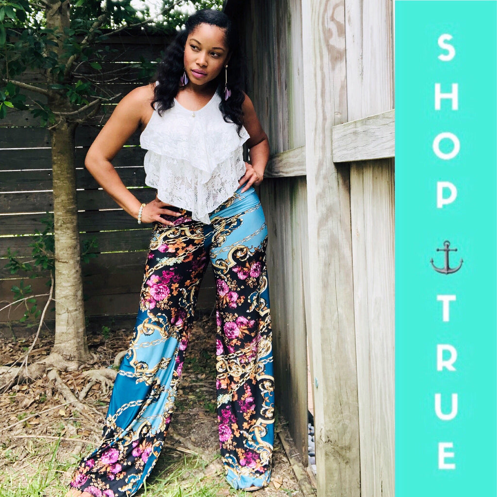 Play More Popping Palazzo Pants - TRUE. 