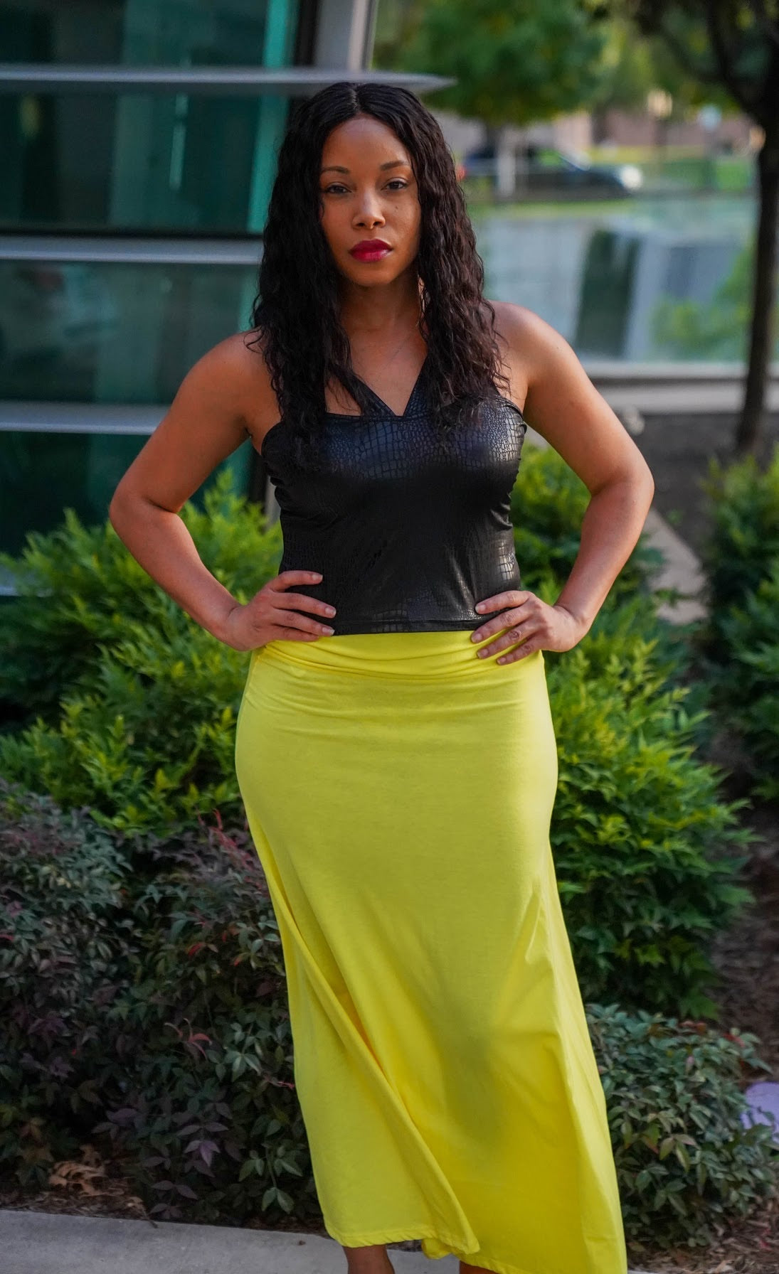 Neon maxi skirt Clearance