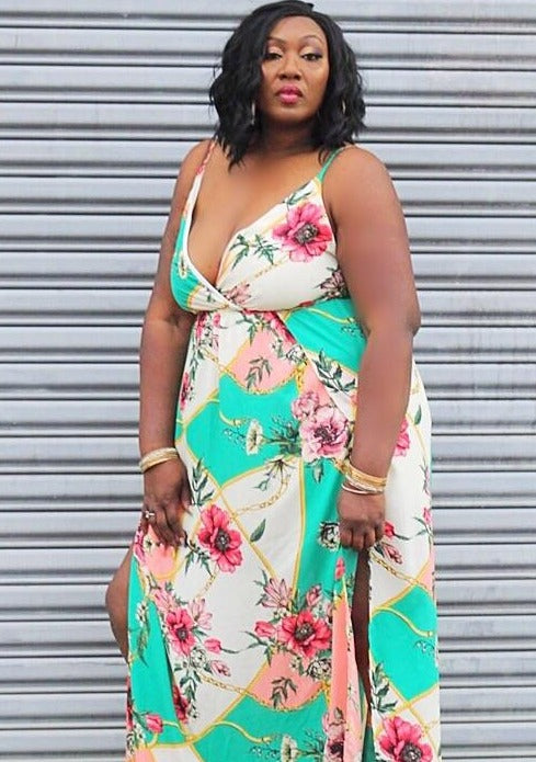 TRUE+ ~ Eden Multicolor Maxi Dress - TRUE. 