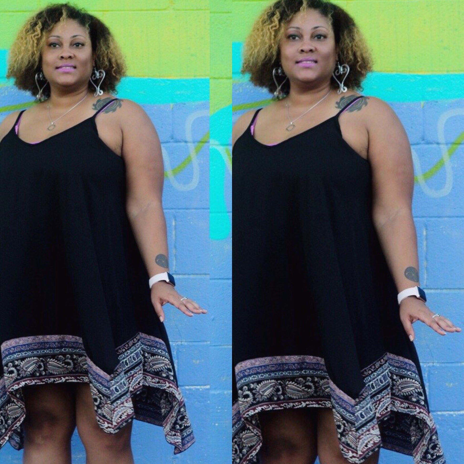 TRUE+ ~Celebrate Black Daytime Dress ~ Clutch Accent - TRUE. 
