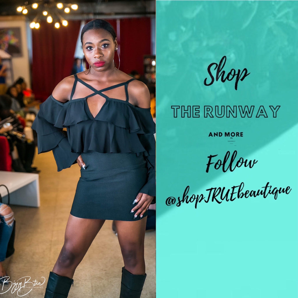 Date Night Black Midi Dress - TRUE. 