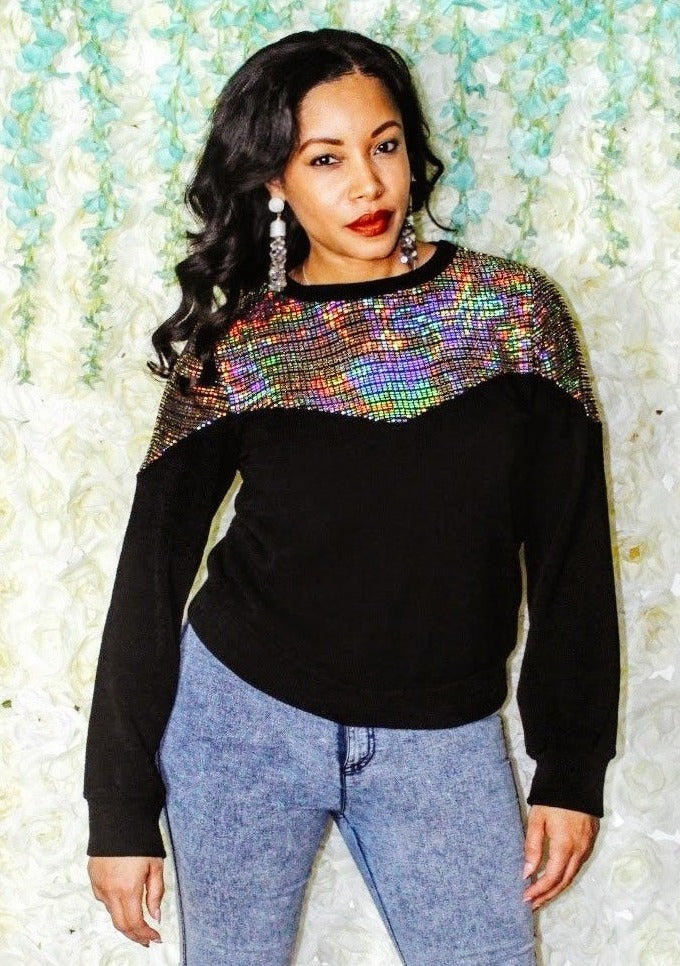 Beam Bling Sweater