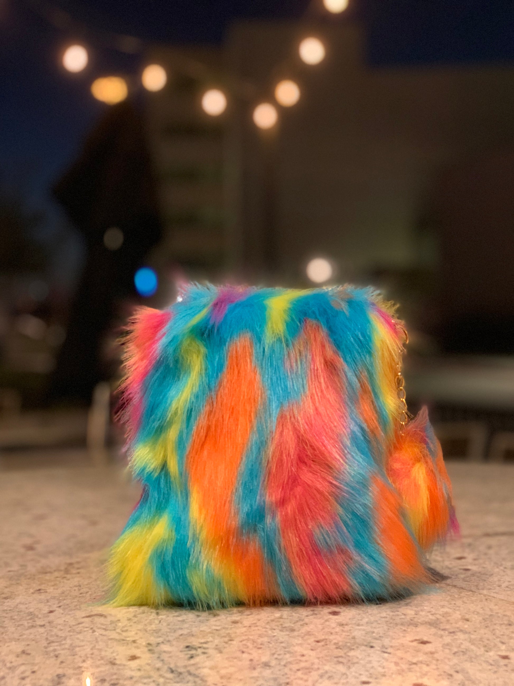 Faux Fur Baby Crossbody Bags