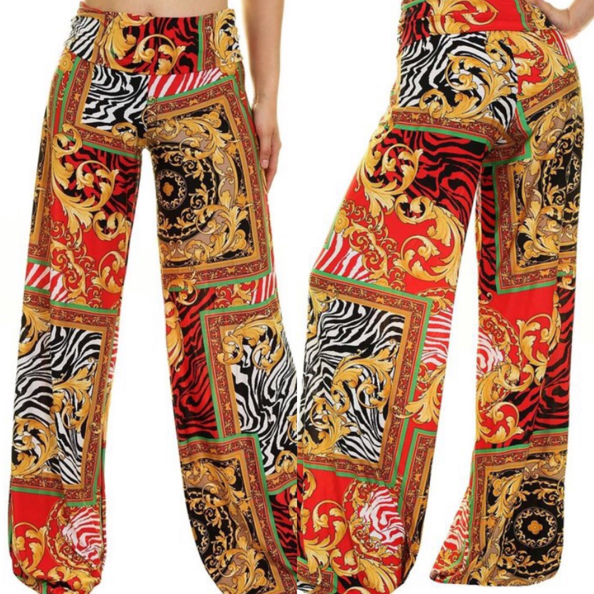 Play More Popping Palazzo Pants - TRUE. 