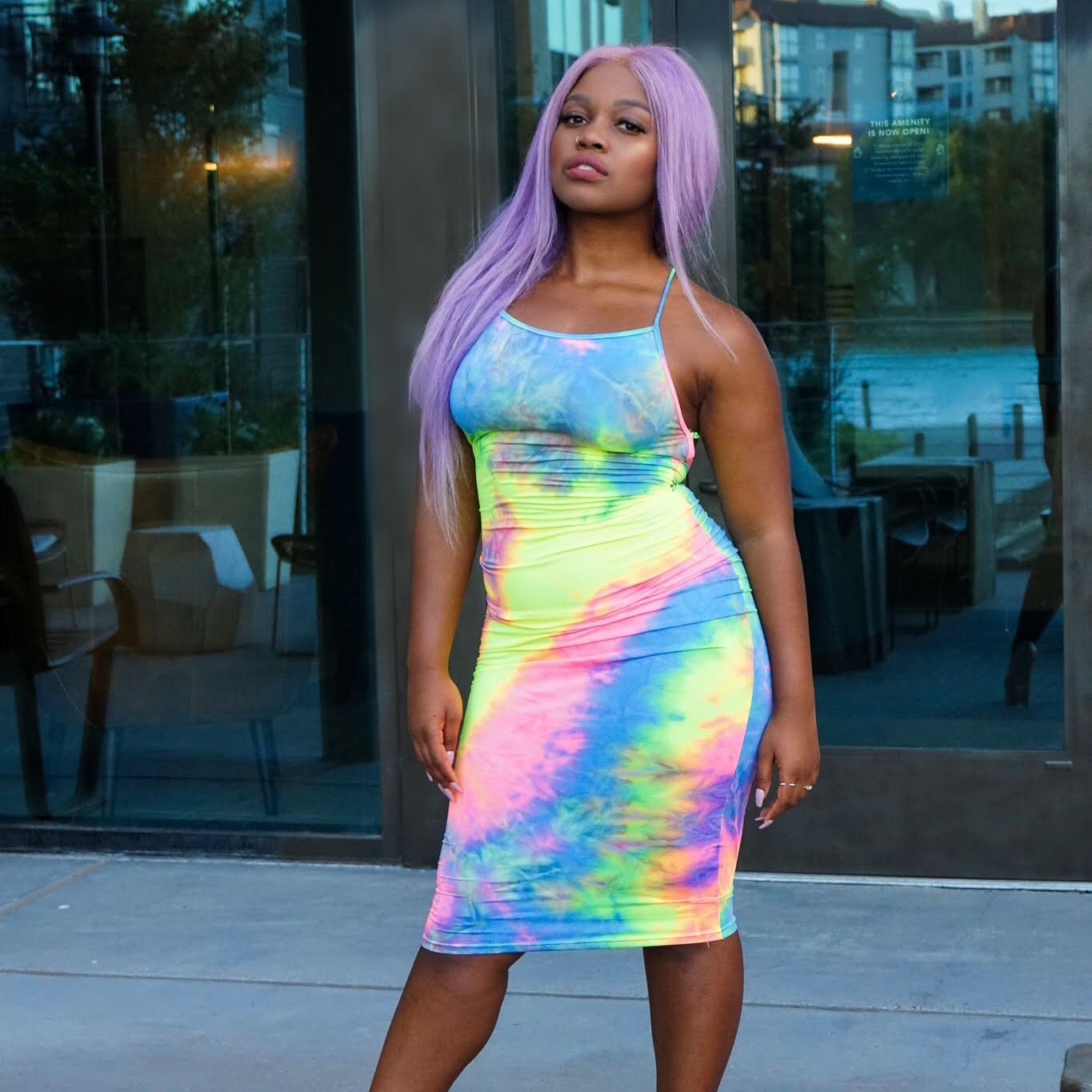 Passion Tie Dye Midi Dresses