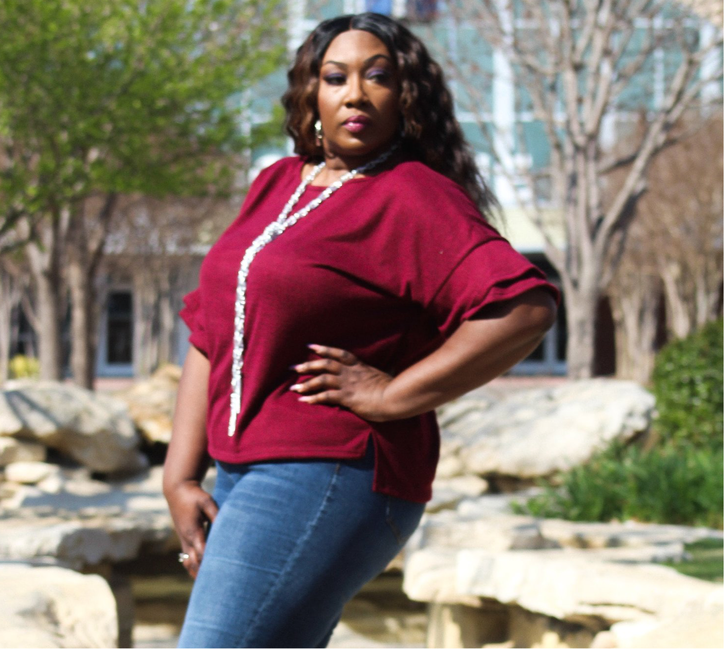 Brush Ruffle Top