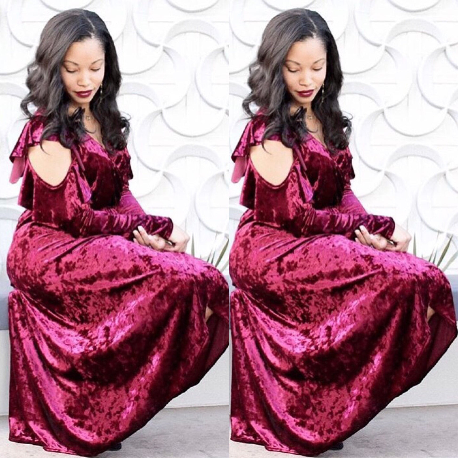 ~Queening Red Velvet Dress - TRUE. 