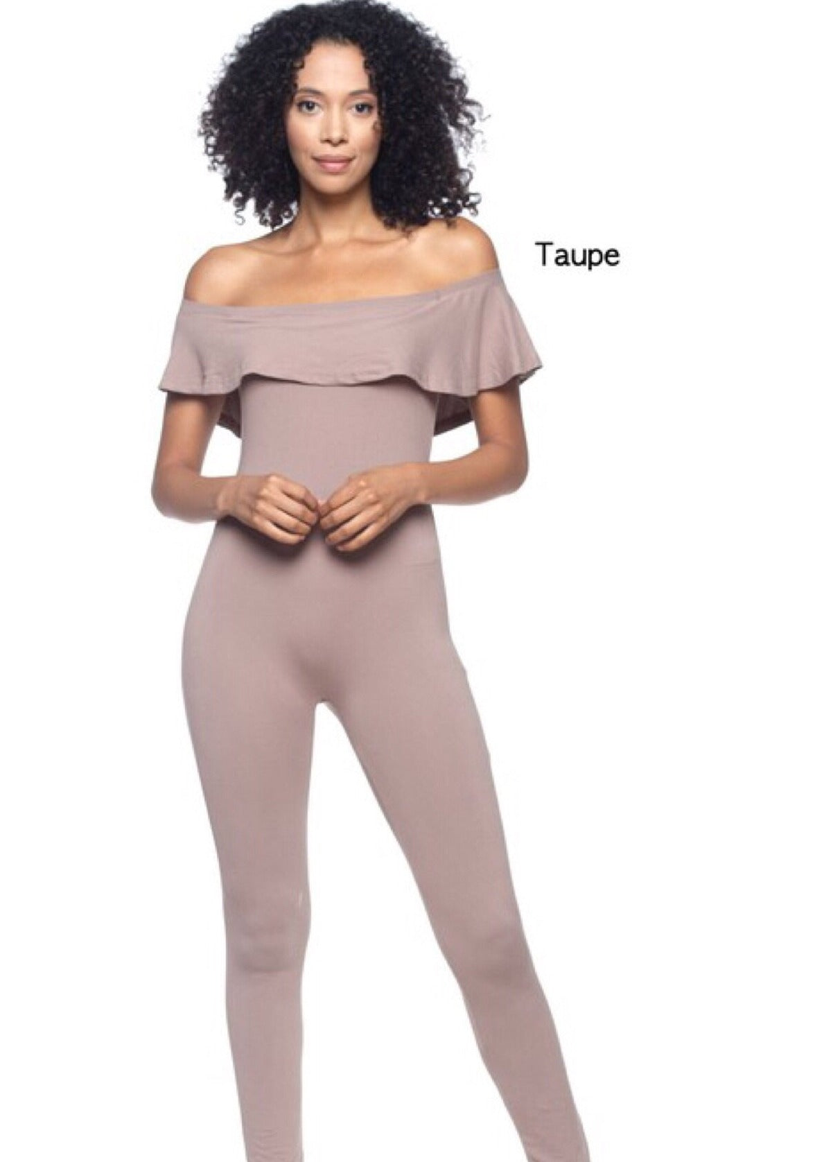 Taupe Bodysuit - TRUE. 