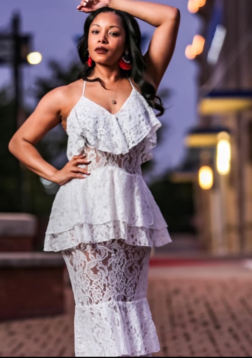 Bliss Lace Maxi Dress