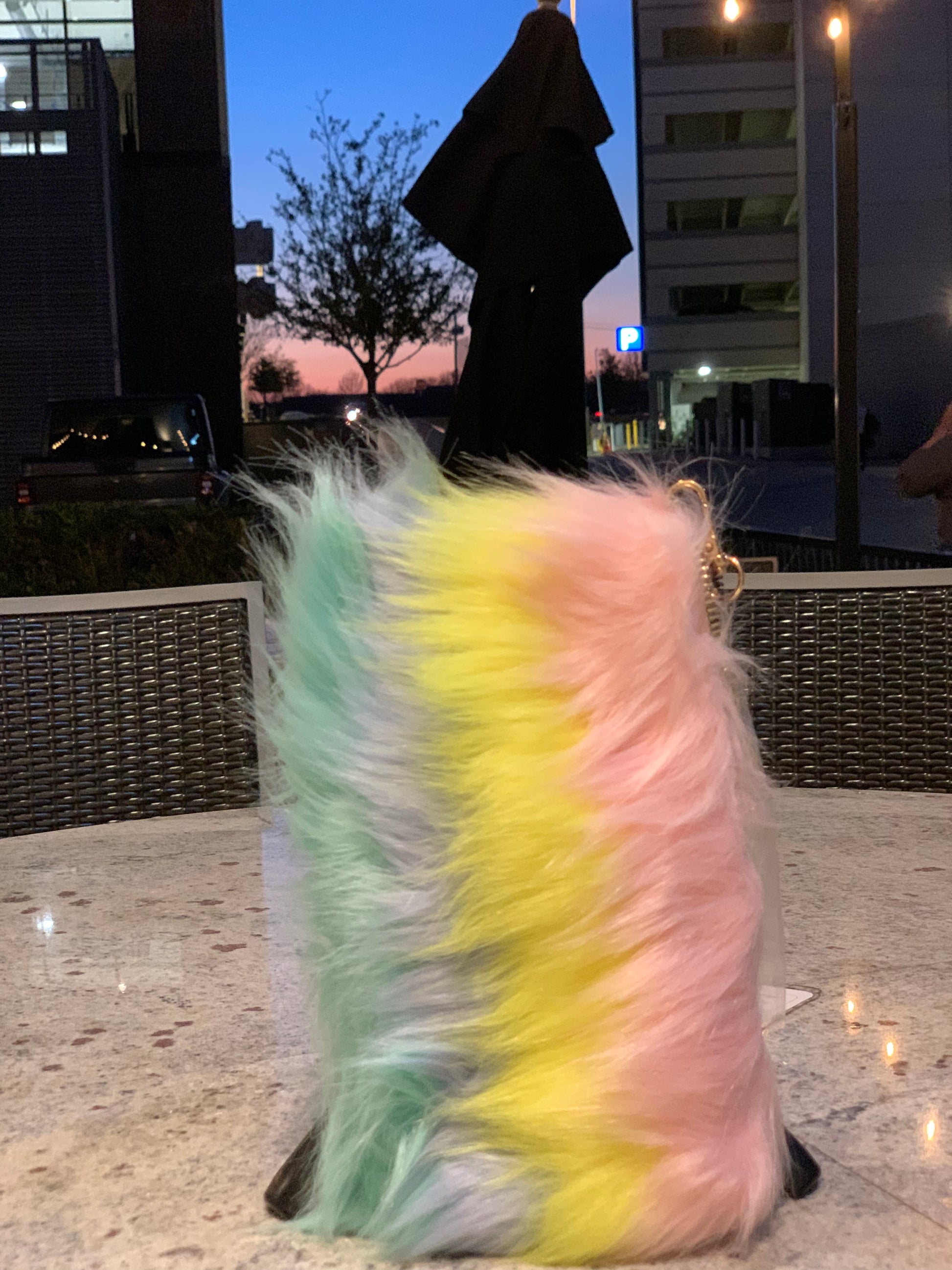 Faux Fur Baby Crossbody Bags