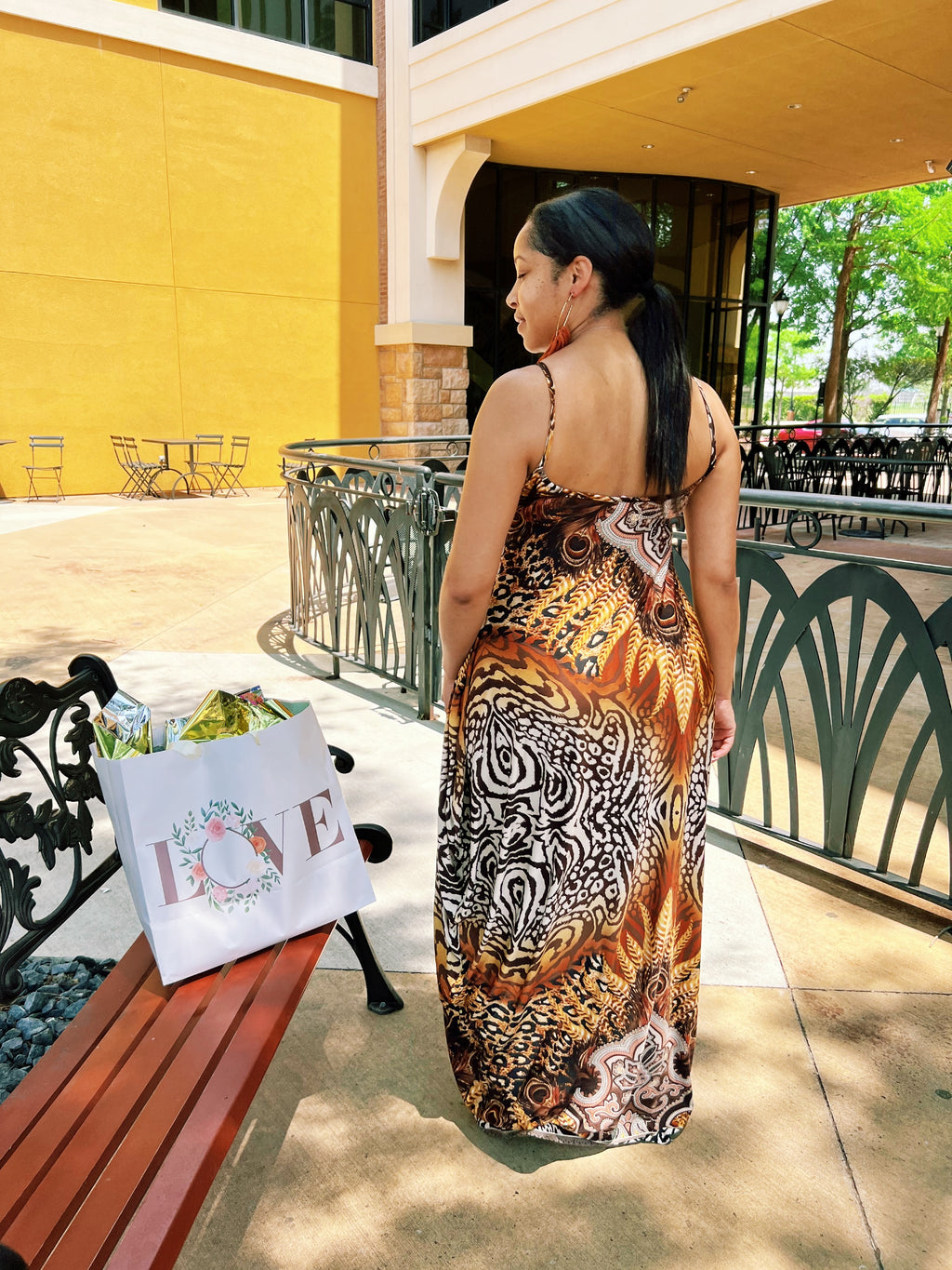 Boho Peacock Maxi